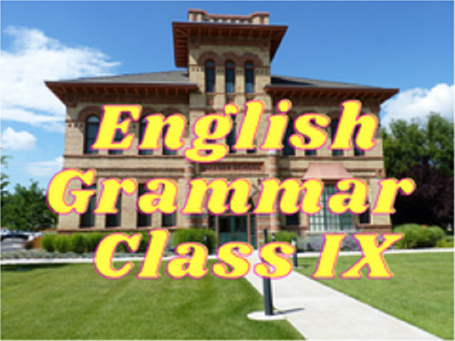 English Grammar (Foundation) - Class IX